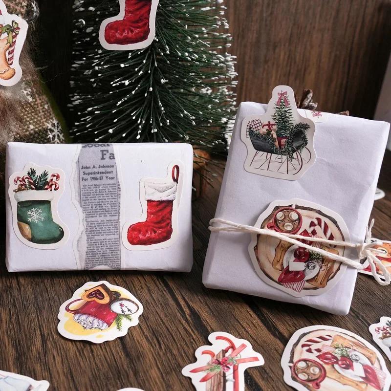 Christmas Happy Valley Decoration Stickers Scrapbooking Stickers For Journal Planner Diy Crafts Scrapbooking Diary