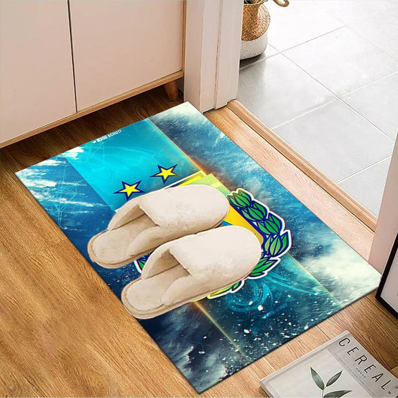 Argentina Football club Printed Office Carpet Chair Cushion  Entryway Rug, Rugs for Living Room, Bedroom Christmas gifts