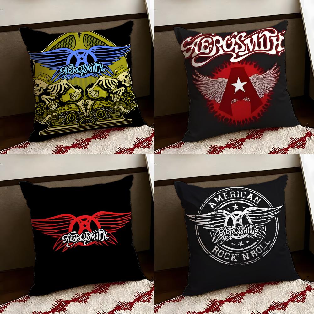 Band AAerosmith Cushion Cover Reversible Soft Durable Pillow Cover Home Car MultiScene Use for Daily Comfort