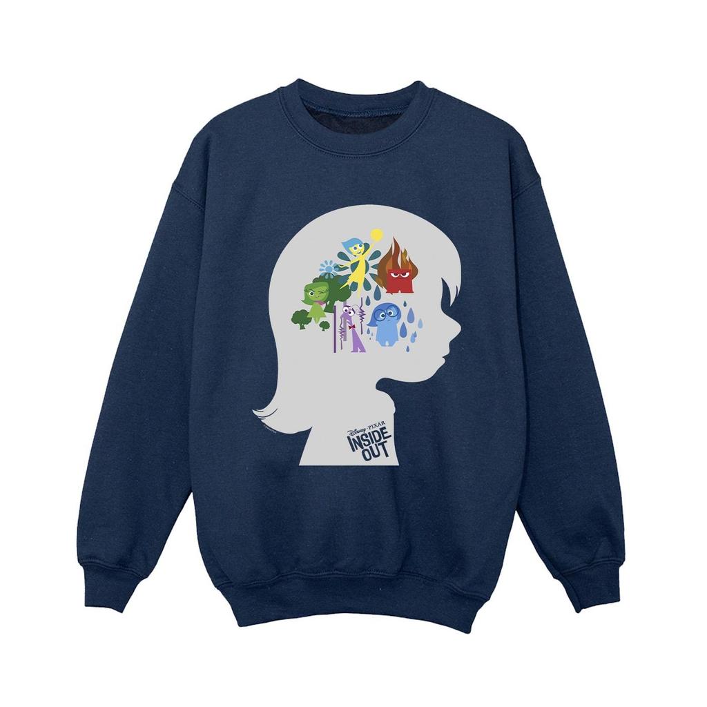 Disney Boys Inside Out Head Silhouette Sweatshirt