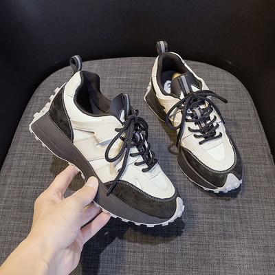 Мода 2025 Новые Женские Кроссовки Мода Осень Женская Повседневная Обувь Дышащие Женские Кроссовки на Платформе Папины Кроссовки Zapatillas Mujer