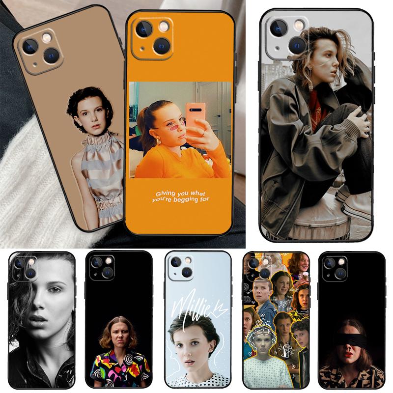 British actor Millie Bobby Brown Case For Oppo A60 A80 A40 A77 A57 A17 A74 A54 A94 A78 A98 A18 A38 A58 A96 A76 A16 A15 A5 Pro
