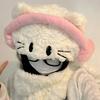 Корейские наушники 3 в 1, женские пушистые плюшевые теплые кошачьи ушки, шарф с капюшоном, шапка-ушанка, перчатки, варежки, мультяшный кот, теплая зимняя