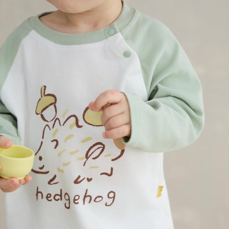 PAPA Baby Cotton Long-Sleeve Graphic T-Shirt