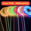3MM Ultra Thin COB LED Strip 5V Colorful Dimmable 3000K 4000K 6000K High Density Flexible Light 400LEDs for DIY Home Decor Lamp