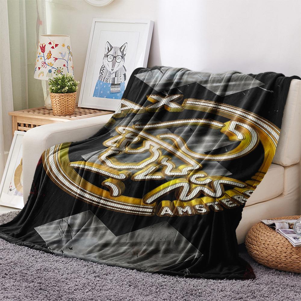 AFC Ajax Amsterdam FlAannel Blanket, High quality Comfortable for All Seasons, Home Decor, Warmth and Comfort