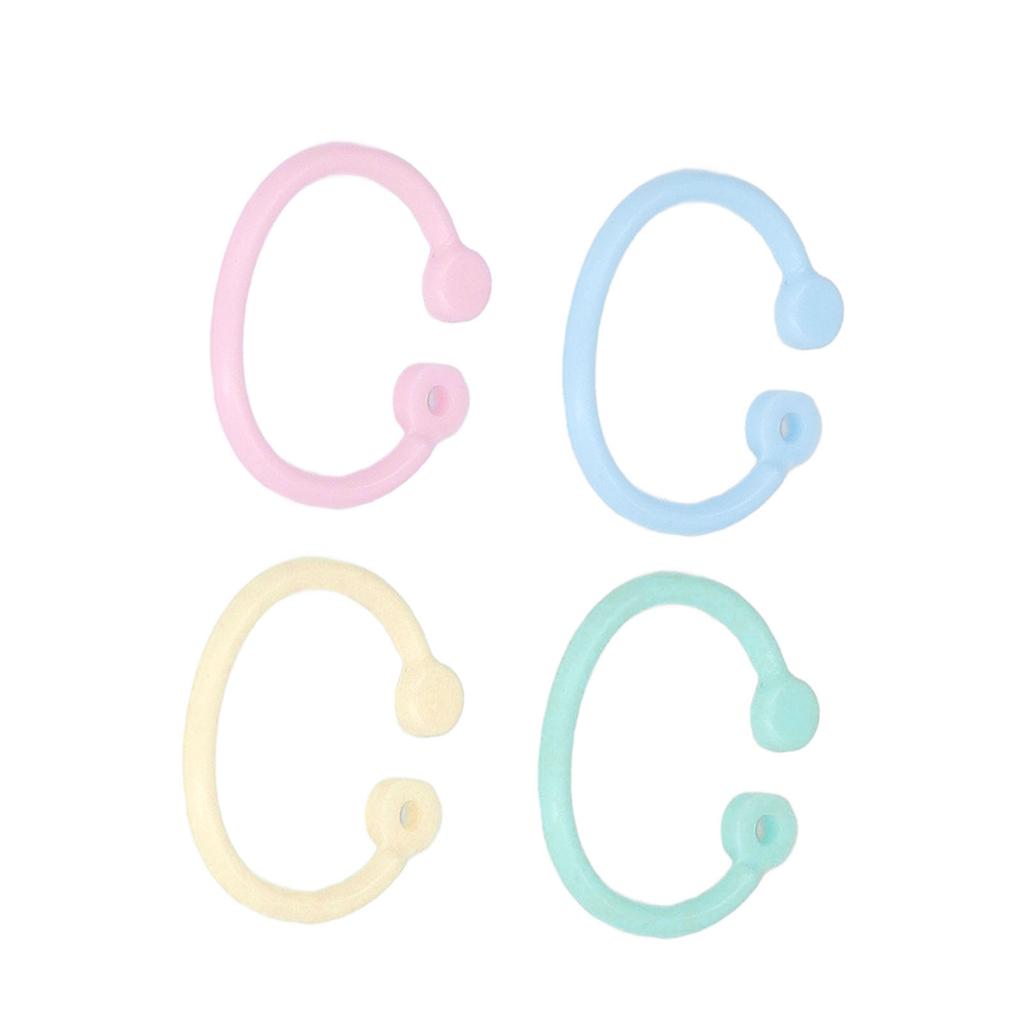 160 шт. колец из полиэтиленового материала, легкое широкое применение, кольца для книг, ключей, документов