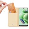 Чехол-кошелек Dux Ducis Flip для Xiaomi Redmi Note 12 Pro / Poco X5 Pro 5G - Золотой