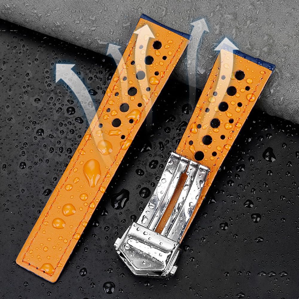 TAG 22mm Watch Strap Watch Band TAG Heuer Carrera Replacement Spring Bars Spring Bar Removal Special Box [ZHUOLEI] "For Heuer" Application