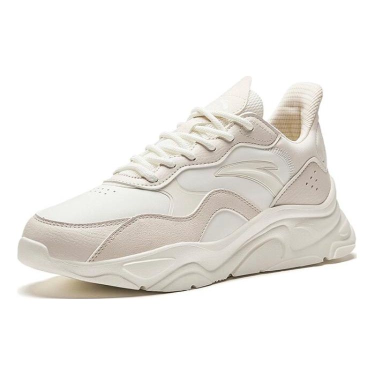 Anta Little Millennium Wear-Resistant Non-Slip Low-Top Casual Shoes Men Sneaker Gray White 912348826-7