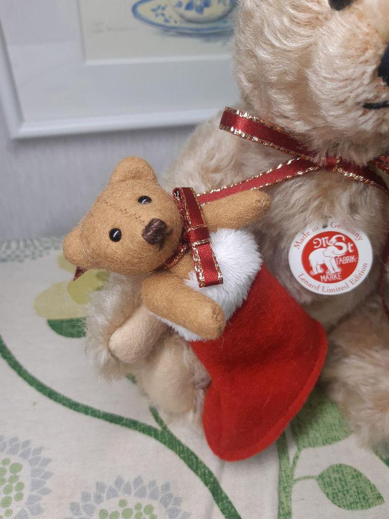 [USED] Steiff Teddy Bear "Leonard" approx. 25cm