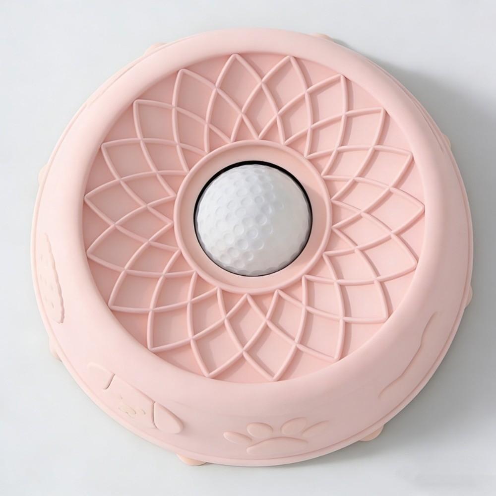 Anti-spill Slow Feeder Silicone Yogurt Licking Plate  for Puppy Kitty Training