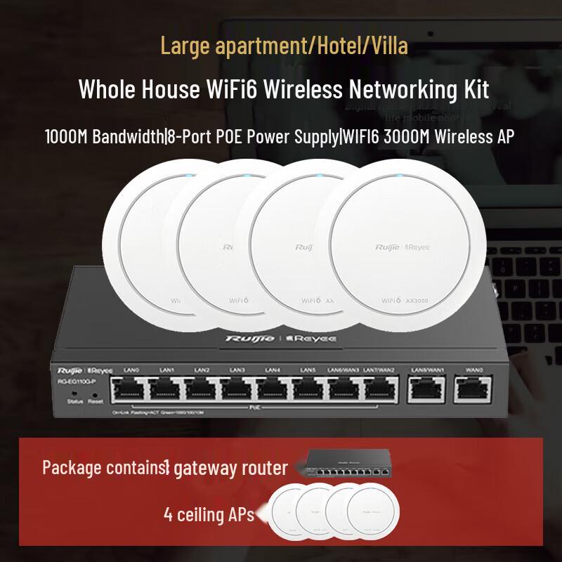 Ruijie Whole Home WiFi Mesh AP Kit