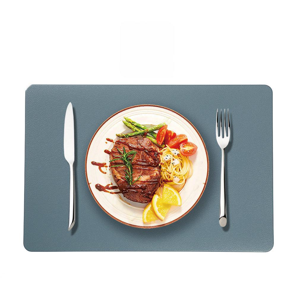 1/4/6 шт. черные квадратные салфетки из искусственной кожи, обеденный стол, коврик в скандинавском стиле, роскошные салфетки для кухни, подставки под чашки, подставка под вино