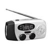 Multifunctional Emergency Radio with LED Flashlight FM AM WB NOAA Solar Radio Hand Crank Powered 600mAh