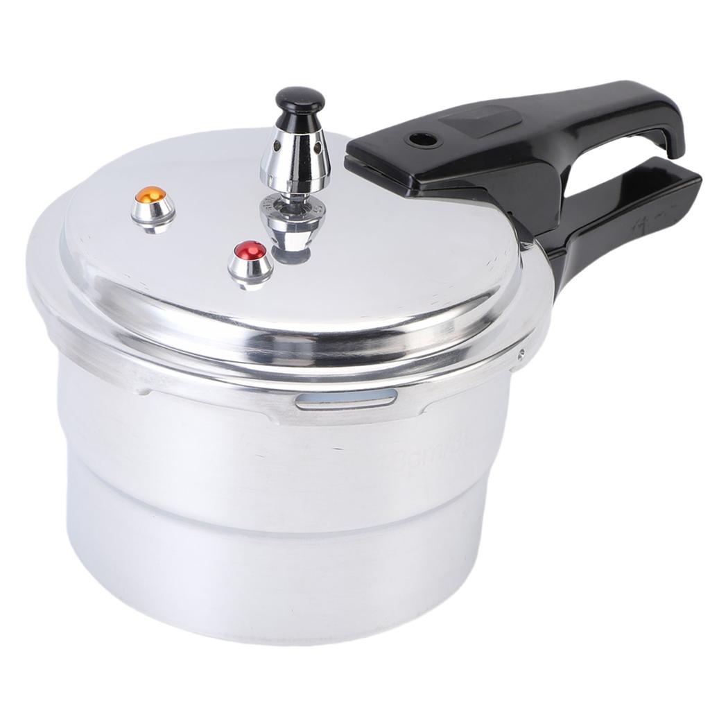 Pressure Cooker 3L Explosion Proof Aluminum Stovetop Fast Cooking Canning Cooker Pot with Steam Rack for Kitchen