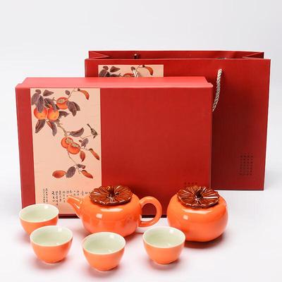 Керамические чайные наборы и чайницы Minguan Persimmon Ruyi