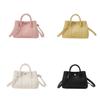 Leather Solid Color Single Shoulder Crossbody Bag Handbag Women Fashion Gift