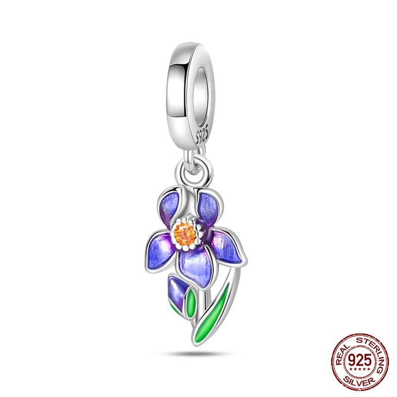 Glow in The Dark Firefly Charm Bead Fit Necklace Bracelet 925 Silver Chameleon Pendant Beads Women DIY Jewelry Making