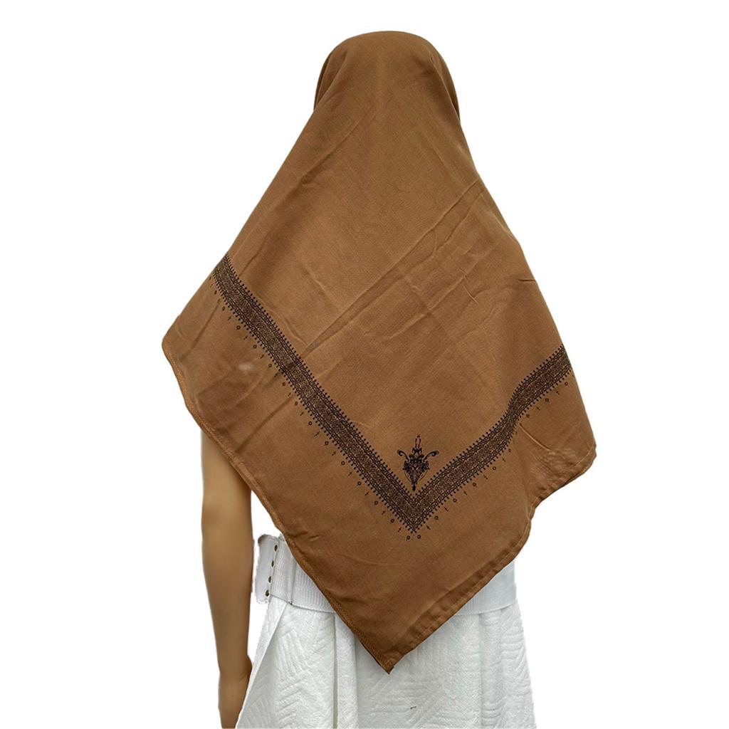 Large Cotton Shemagh Scarf Arabic Desert Scarf Headwrap for Men and Women 52inch Breathable and Comfortable Headcover