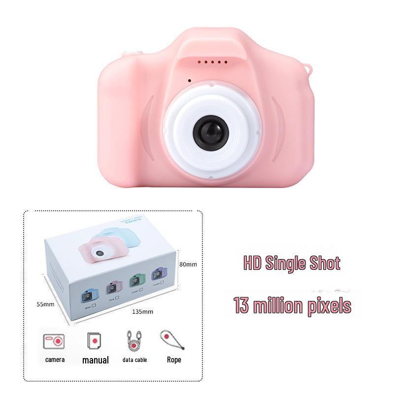 Детская HD цифровая мультяшная камера - Мини-игрушка для детского подарка на день рождения