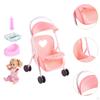 Baby Stroller for Doll Toy Realistic Holiday Xmas Birthday