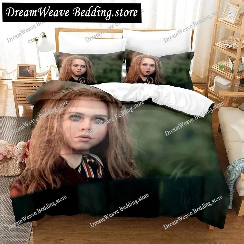 2023 M3GAN Movie Bedding Set Single Twin Full Queen King Size Bed Set Aldult Bedroom Duvetcover Sets 3D Anime Bed Sheet Set963