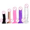 Women's Artificial Penis Crystal Transparent Dildo Adult Women's Masturbation Tool Stick Hot Sale