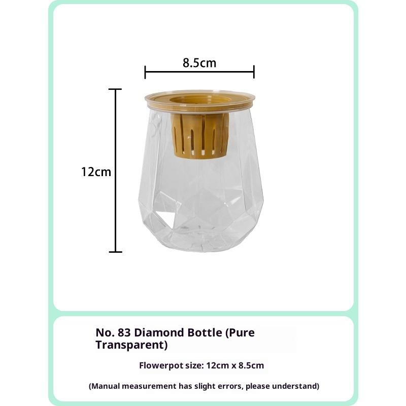 Мини-горшок для цветов с самополивом, аквариум, прозрачные пластиковые горшки для растений, самополивной горшок для растений, ваза для украшения дома