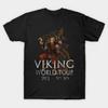 Футболка Nordic Warrior World Tour 100% Хлопок Круглый Вырез Короткий Рукав Летняя Повседневная Мужская Футболка Streetwear - Мужская Летняя Хлопковая...