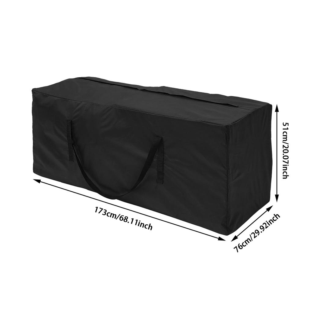 Furniture Cushion Storage Bag Waterproof 210D Oxford Cloth Outdoor Garden Christmas Tree Organizer Protective Cover Dustproof