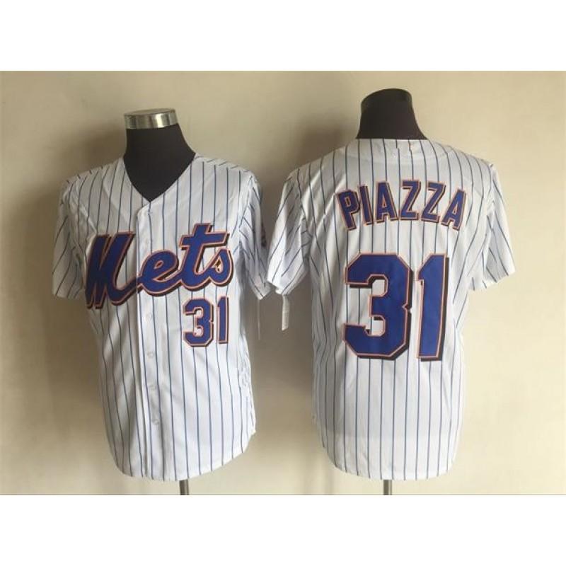 Vintage New York Mets Baseball Jersey Unisex Cotton Mesh Top Sports Fitness Casual Wear