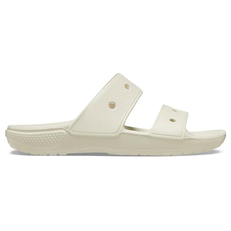 Crocs Классические шлепанцы с двойной полоской Костяной 206761-2Y2