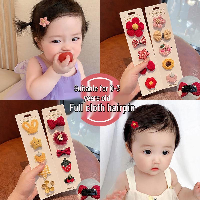 Adorable No-Damage Hair Clips for Baby Girls
