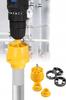 Pipe threading kit, threader, electric drill, screwdriver