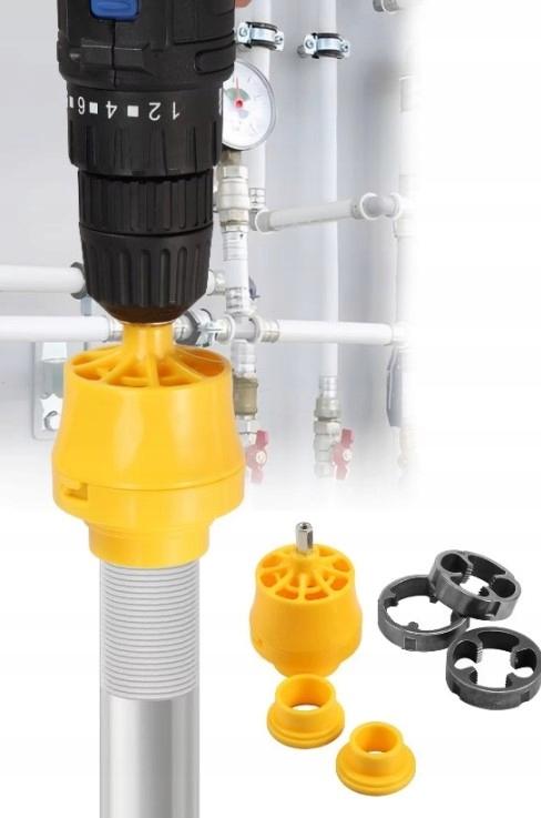 Pipe threading kit, threader, electric drill, screwdriver