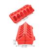 5pcs Flip Top Pigeon Feeder Anti Spill Feeding Tray No Waste No Mess Small Poultry Feeder With Holes For Pigeon Birds Poultry