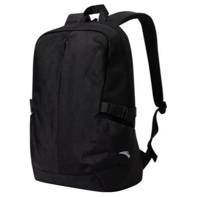 Anta Fabric Backpack Regular Unisex Black (Unisex) Backpacks 192357151 1