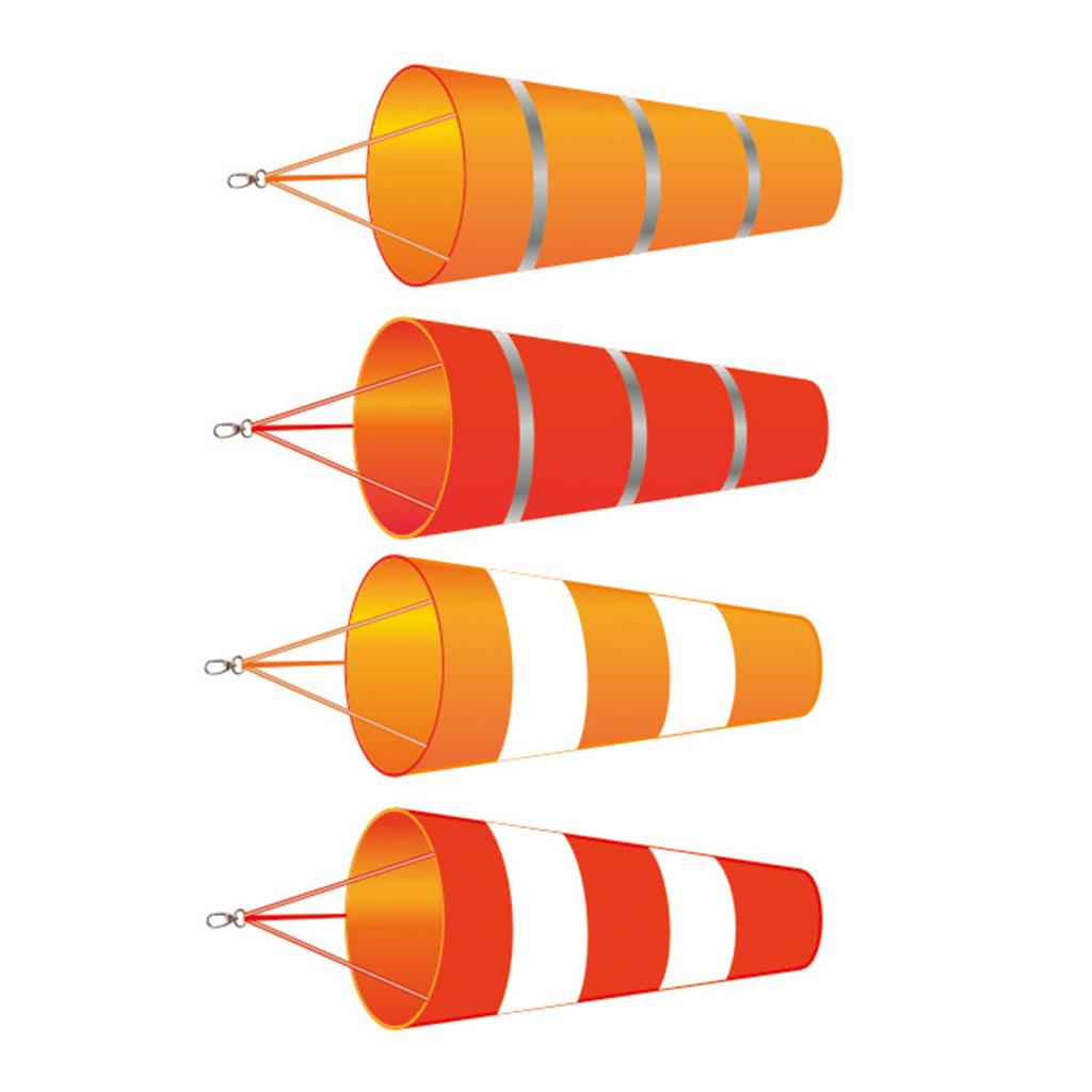 Всепогодный ветроуказатель-мешок для определения направления ветра со светоотражающей лентой, подвесной пластиковый флюгер для садов, газонов и патио