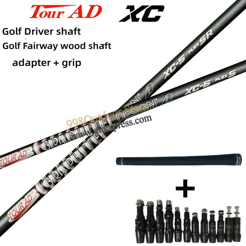 Golf Driver Shaft For Men Tour AD XC-5 or XC-5 Graphite Shaf 0.335 Golf Wood Shaft R or S Flex and Grip
