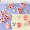 Формы для лепки для изготовления украшений из глины DIY Серьги Рамка Формы для лепки Практичные Форма цветка Формы для сережек из глины
