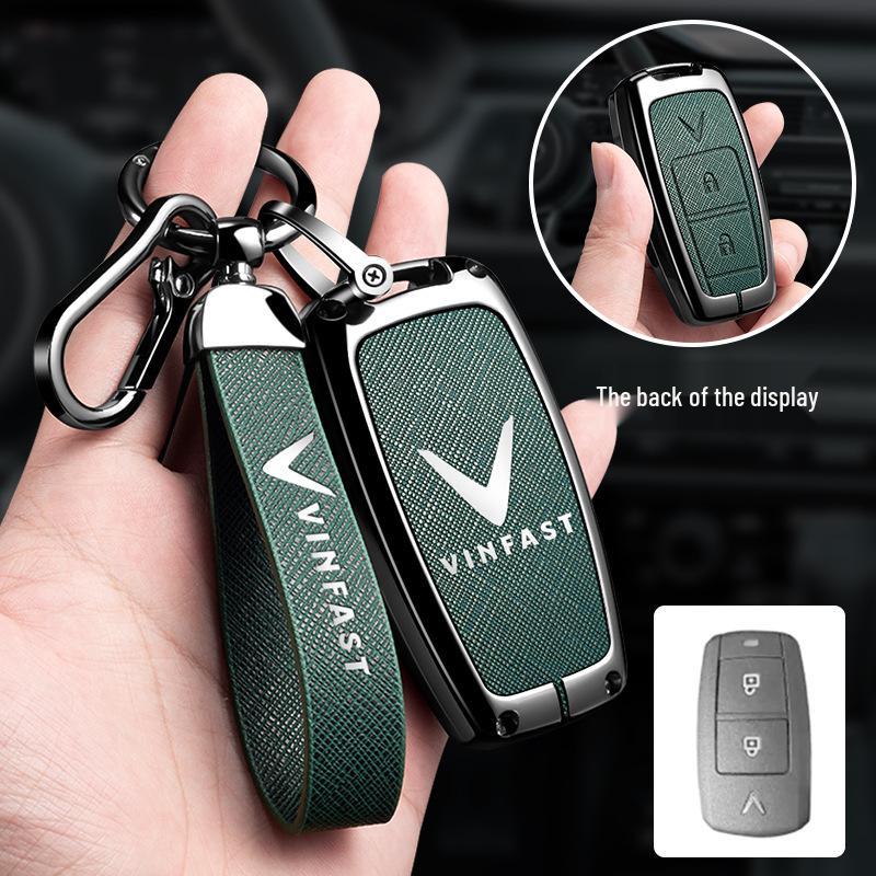 Vinfast Vietnam Car Key Case for Zhonghua V5/VF8 VF3/5/9 with Premium Keyring Buckle