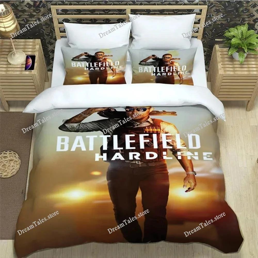 Игровые Постельное Белье Battlefield 3d Изысканный Набор Постельных Принадлежностей Пододеяльник Комплект Покрывал Набор Постельного Белья Роскошный Подарок на День Рождения7