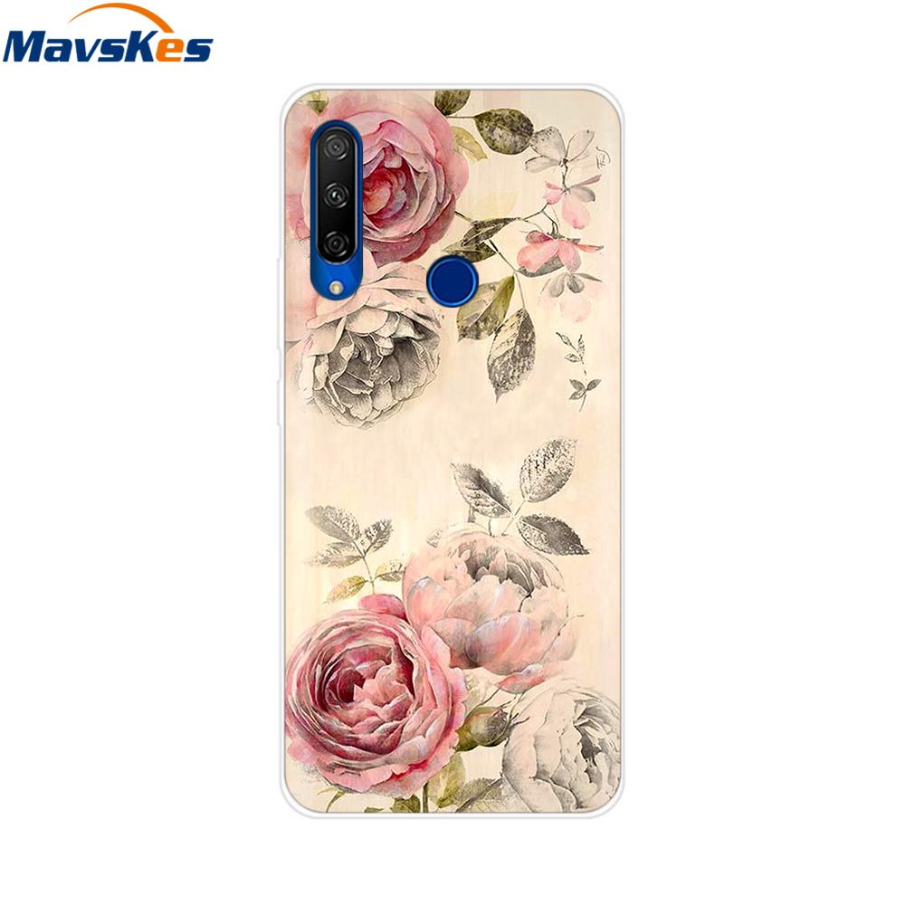 Крашеный чехол для Alcatel 1S 2020 5028Y 5028D Чехол Мягкий силиконовый чехол TPU Funda для Alcatel 1S 2020 Чехол Обложка Etui Бампер Coque