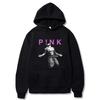 Горячая распродажа Розовый P!NK Singer 90-х музыка черный Новый Худи Унисекс Оверсайз Флис Длинный рукав Пуловер Мужчины Женщины винтажный Свитшот