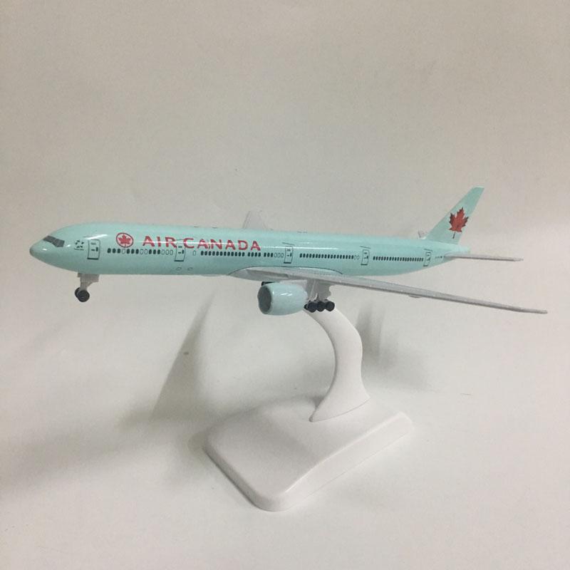 20СМ Модель Самолета Air Canada B777 Самолет Литой Металлический Самолет Коллекционные Подарки