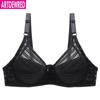 Plus Size Bras for Women Sexy Lingerie Striped Brassiere Girl Deep V CUP Women's Bralette Underwear