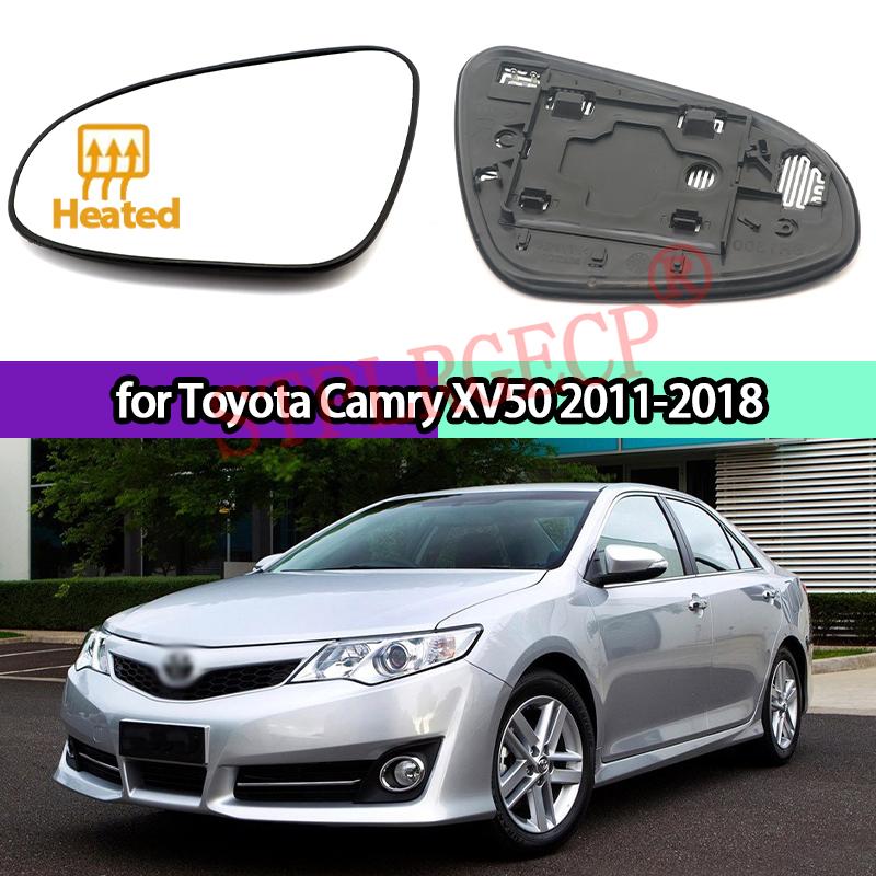 1 PC Heated Auto Left Right Door Wing Side Mirror Glass Car-styling Rear View Lens for Toyota Camry XV50 2011-2018 LH RH