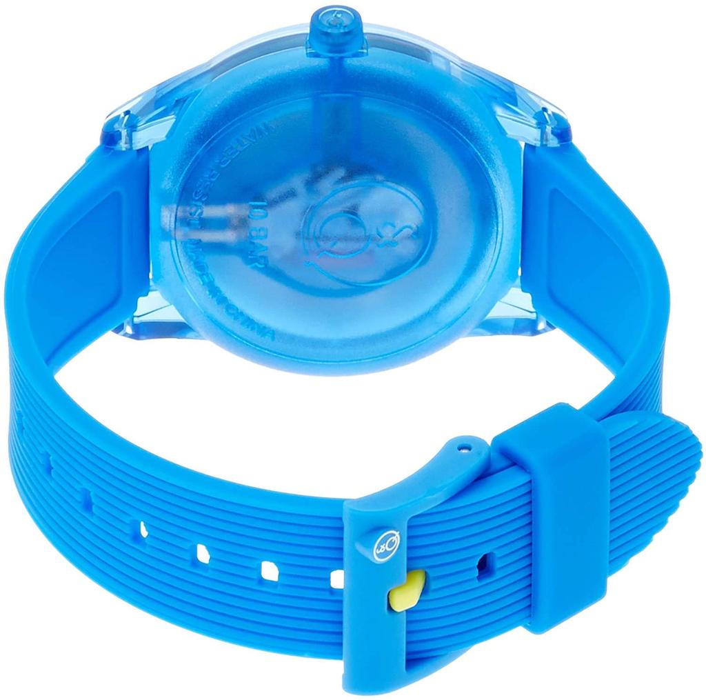 SmileSolar Solar Solar Urethane Q&Q Watch, Powered, Analog, Waterproof, Strap, Men's, Blue, RP10-008