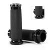 1in Motorcycle Handle Bar Hand Grips For Softail Cruiser Chopper Black US